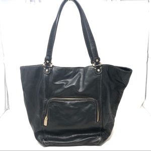 🆕 LIZ CLAIBORNE Black leather purse Like new!